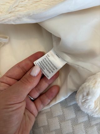 Scaldacuore bianco Miss Brum simil pelliccia