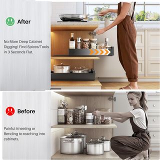 Cajón organizador telescópico cocina