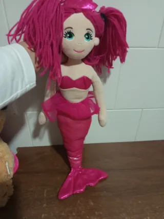 Peluche Sirena Rosa