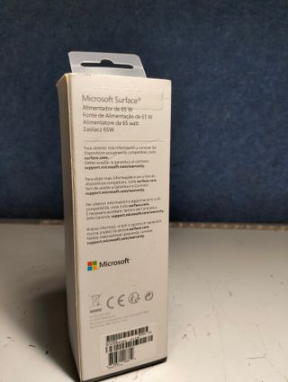 Microsoft Surface Pro 3/4 Cargador 65W Original EU