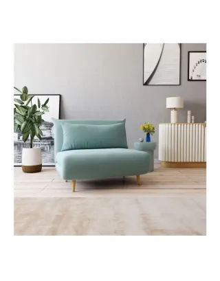 Sofá cama 1 plaza verde agua Maison du Monde