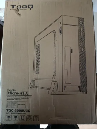 Caja TOOQ Micro-ATX Slim TQC-3008U3C
