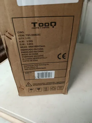 Caja TOOQ Micro-ATX Slim TQC-3008U3C