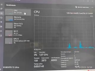 Pc Gamer: 12400f, Z790, 1660, SSD 256gb, DDR5 16gb