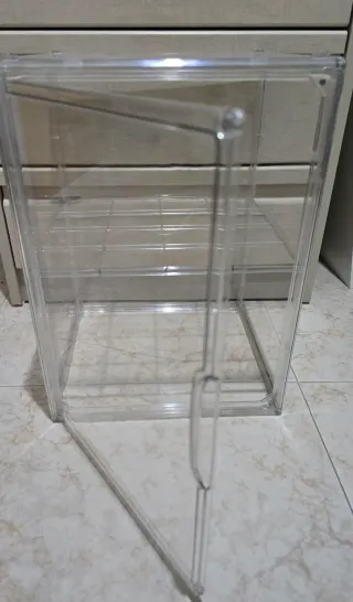 Caja de almacenamiento de plástico transparente