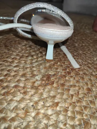 Décolleté MissGlebo glitter fiocco strass