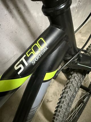 Bicicleta de Montaña Rockrider Negra