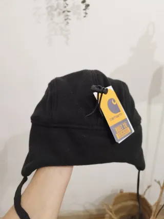 Gorra Carhartt Invierno Orejeras Marrón Negra