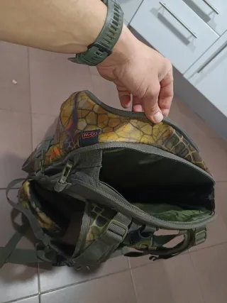 Mochila Solognac 45L Verde Multicolor