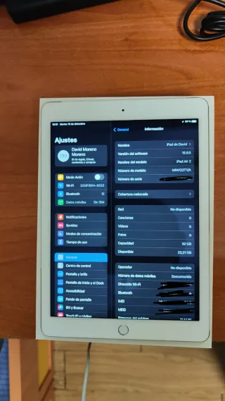 iPad Air 2 32GB Wifi + Cellular Blanco