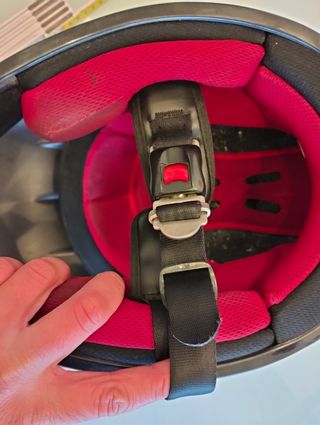 Casco Motocross Blu/Bianco