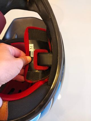 Casco Motocross Blu/Bianco