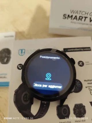 Smartwatch Unicall GT4 MAX Nero/Argento