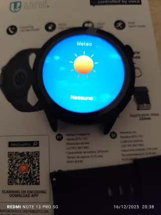 Smartwatch Unicall GT4 MAX Nero/Argento