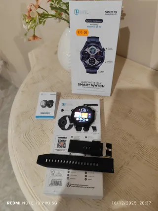 Smartwatch Unicall GT4 MAX Nero/Argento