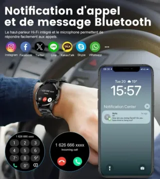 Smartwatch Unicall GT4 MAX Nero/Argento