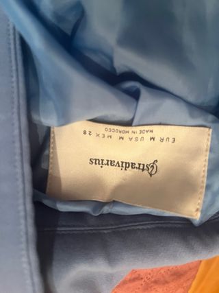 Trench Stradivarius azul