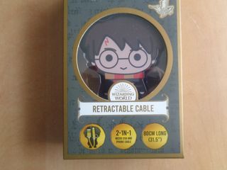 Cable retráctil Harry Potter 2-en-1
