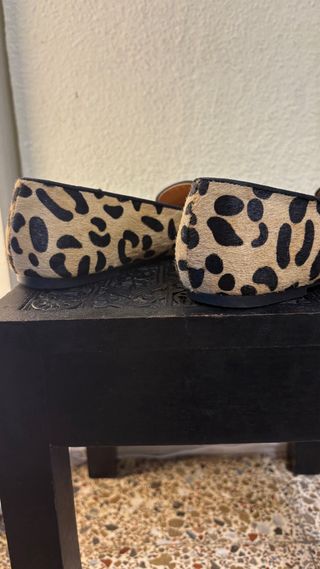 Zapatos planos leopardo talla 39