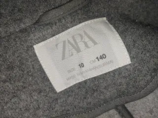 Abrigo paño niña gris