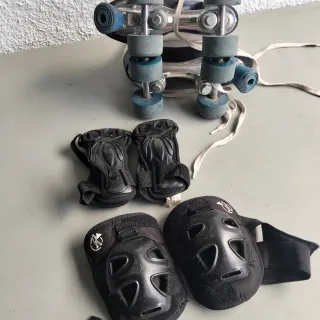 Patines Artísticos Blancos Randy talla 37