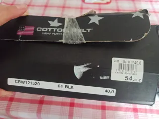 Anfibi Cotton Belt vernice neri