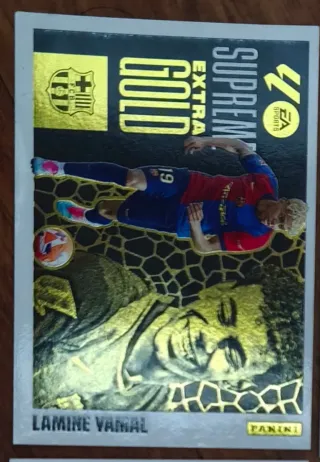 Cromo Lamine Yamal Supreme Extra Gold