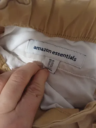 Pantalón Caqui Amazon Essentials Talle Alto Mujer