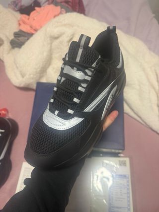 Tenis Dior Negro/Plata