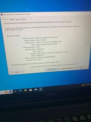 Portátil Fujitsu Lifebook Nuevo