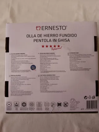 Olla Hierro Fundido 2,8L. Ernesto