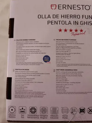 Olla Hierro Fundido 2,8L. Ernesto