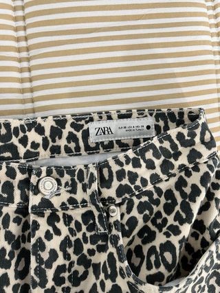 Pantalones Zara Estampado Leopardo