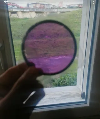 Filtro fotografico Polaroid 72mm fluorescente