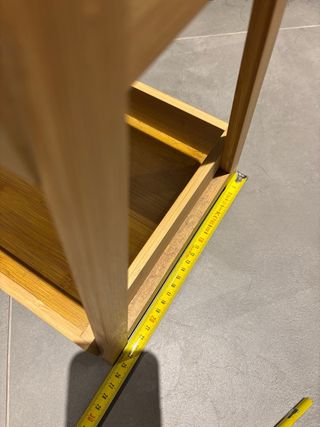 Estantería de bambú de 3 niveles