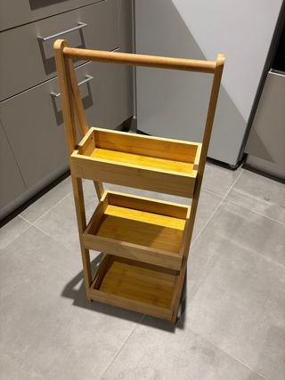 Estantería de bambú de 3 niveles
