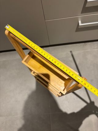 Estantería de bambú de 3 niveles