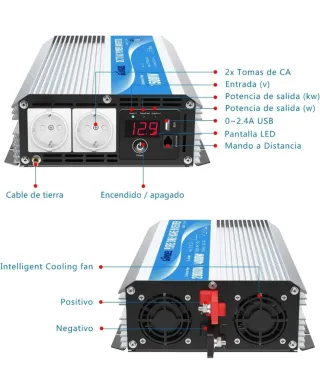 VENDO inversor y convertidor de corriente GIANDEL