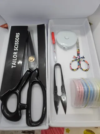 Kit Costura Tijeras Profesional y Accesorios