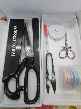 Kit Costura Tijeras Profesional y Accesorios