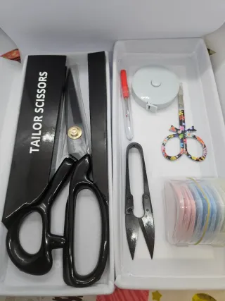 Kit Costura Tijeras Profesional y Accesorios