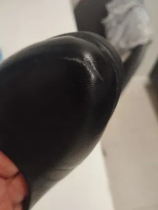 Zapatos de piel negros Pitillos