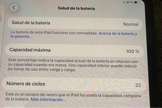 iPad Pro 13” M4 512Gb batería 100x100
