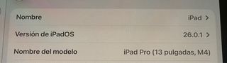 iPad Pro 13” M4 512Gb batería 100x100