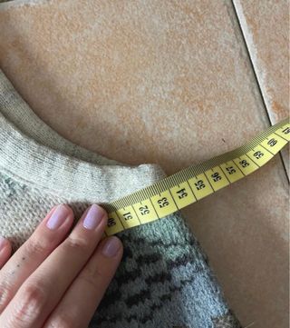 Giacchetta vintage a maglia multicolor