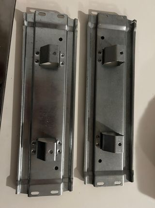 Lote 2 Soportes Metálicos Galvanizados
