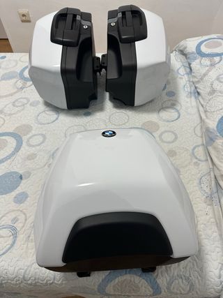 Maletas y Top Case BMW Blancos