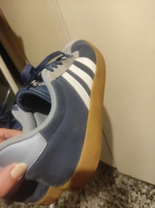 Zapatillas Adidas Talla 38 Azul/Gris