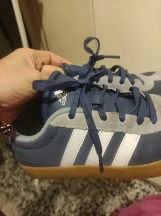 Zapatillas Adidas Talla 38 Azul/Gris