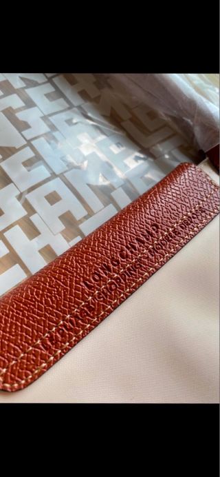 Mala Longchamp Le Pliage L Bege/Castanho